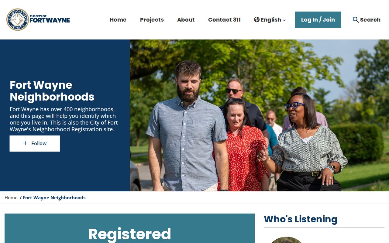 Allen County directory neighborhood source