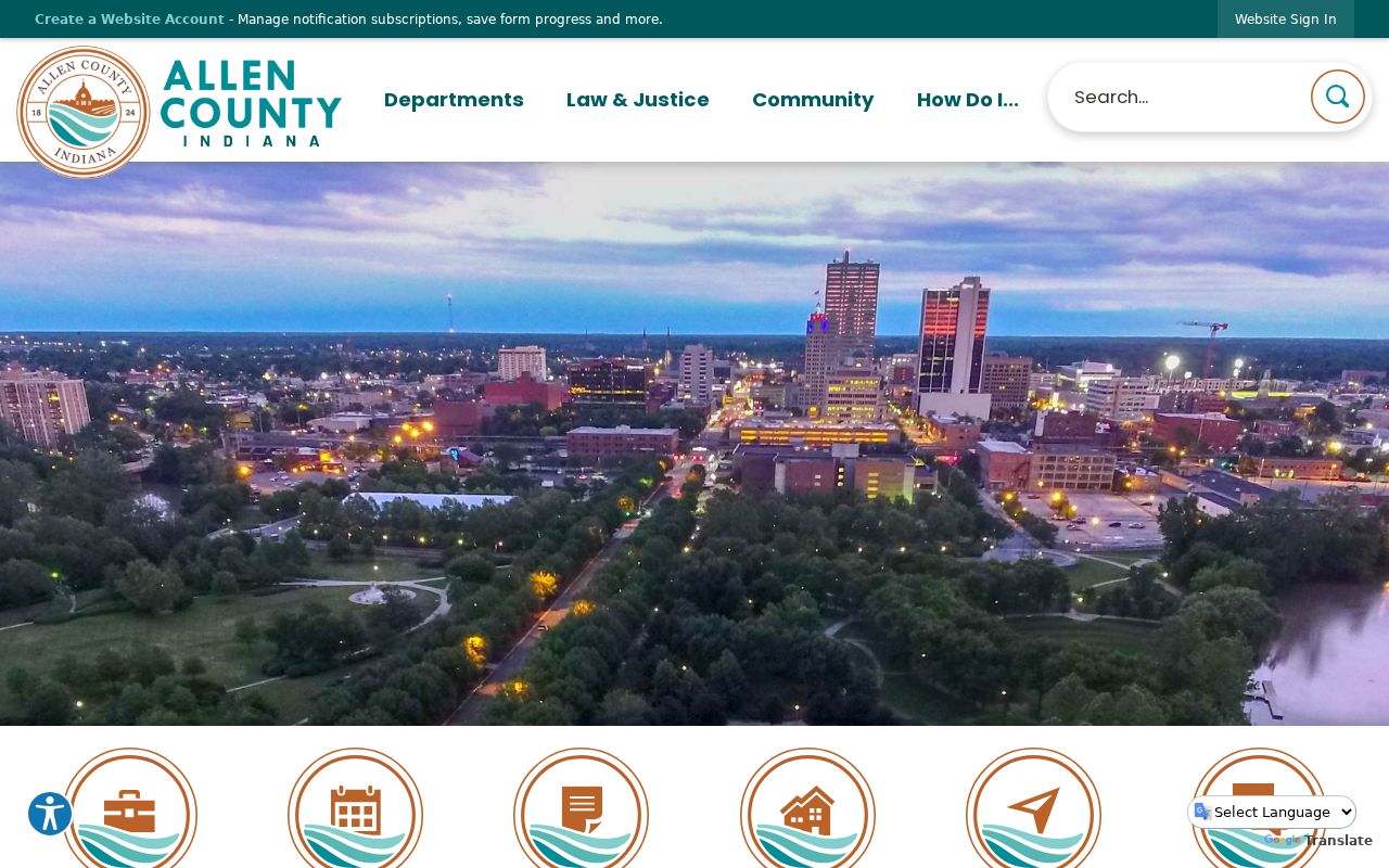 Official Allen County government home page