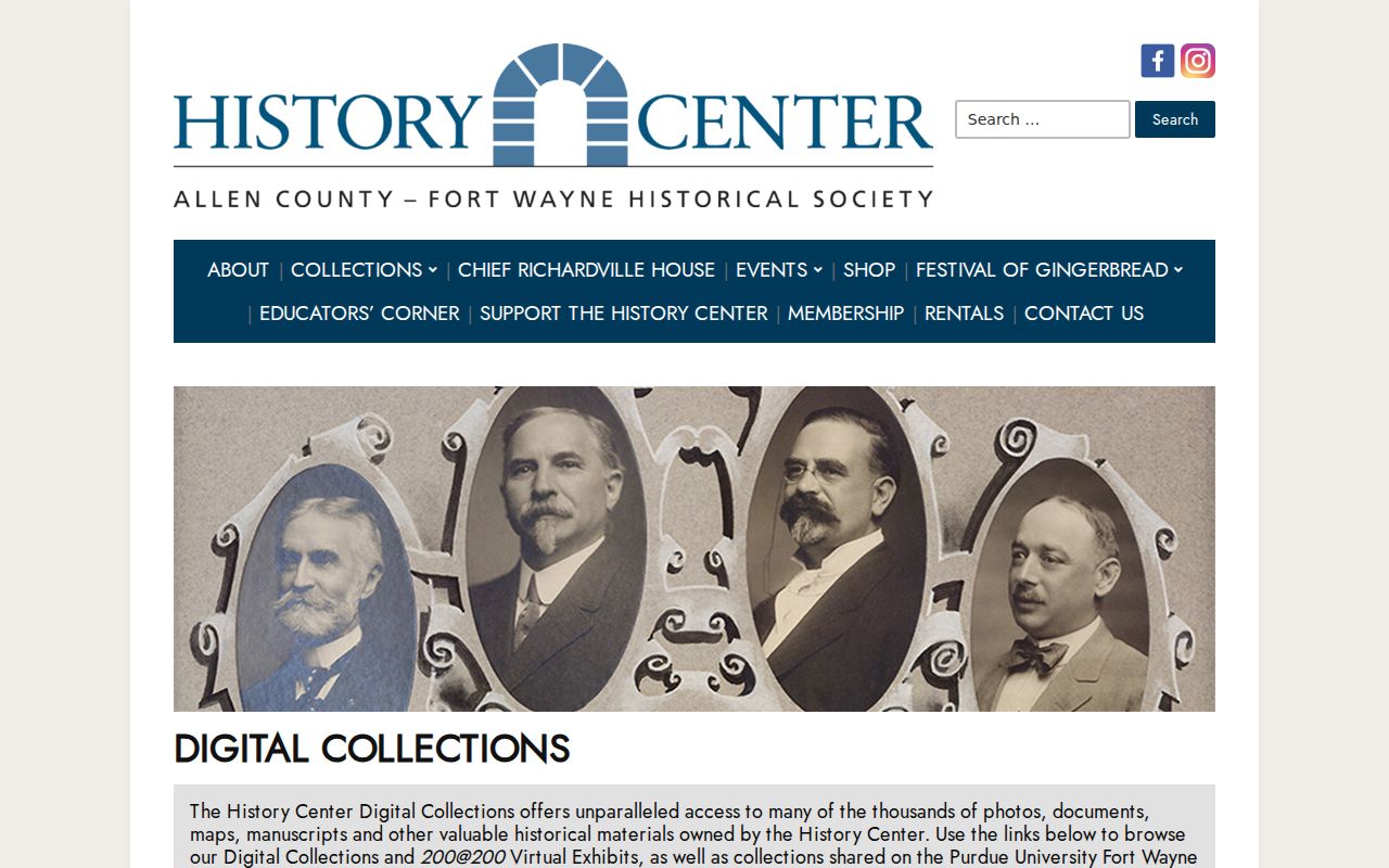 Allen County neighbors History Center digital collections