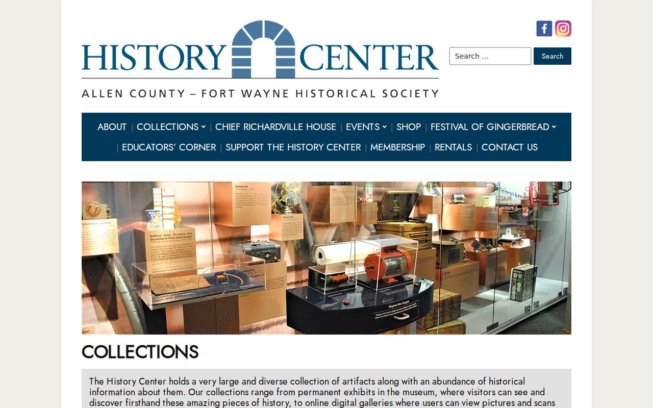 Allen County past residents History Center archival collections